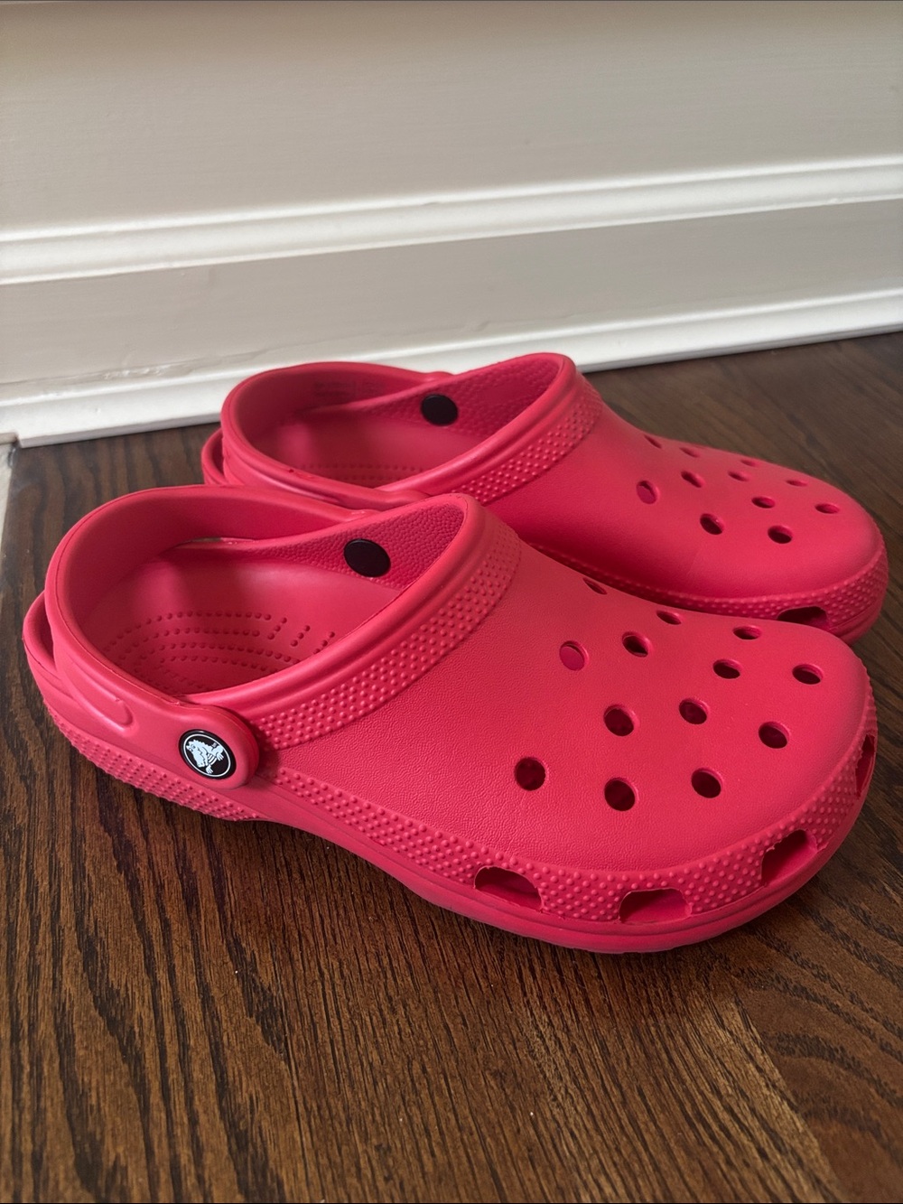 Red Crocs